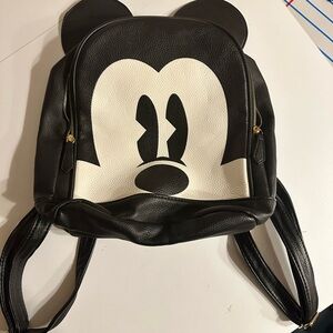 Black and White Mickey Mouse Backpack